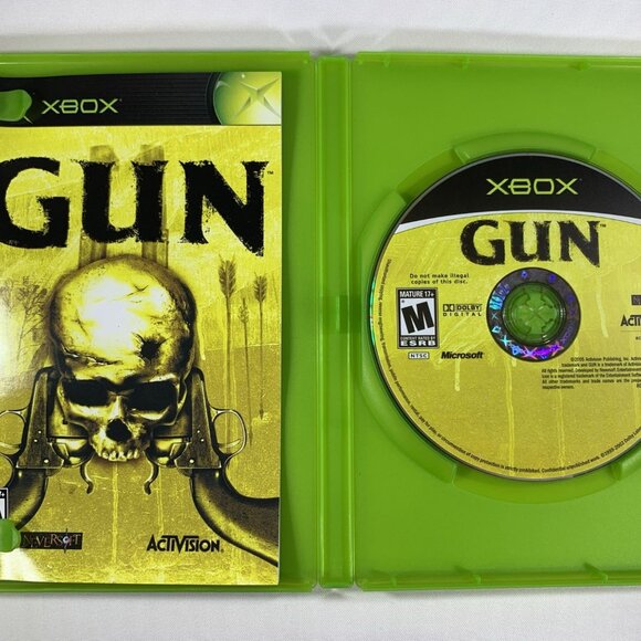 Gun Xbox Original Complete with Manual and Disc Activision Mature 17+ Tested - Picture 2 of 5